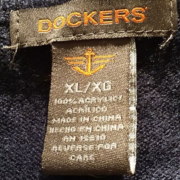 - Dockers Men's XL argyle sweater - Picture 3 of 5